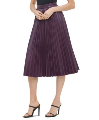 anne klein pleated maxi skirt