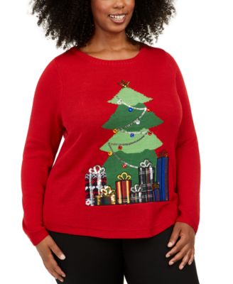 macys plus size holiday tops