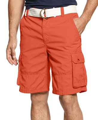 Club Room Shorts, Belted Cargo Shorts - Shorts - Men - Macy's