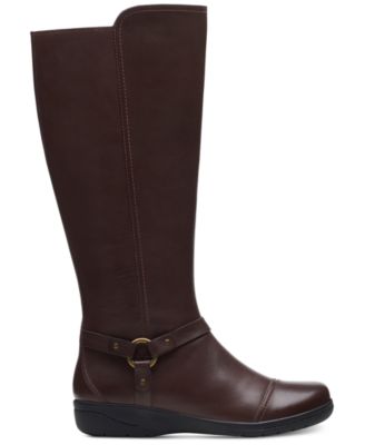 clarks brown riding boots