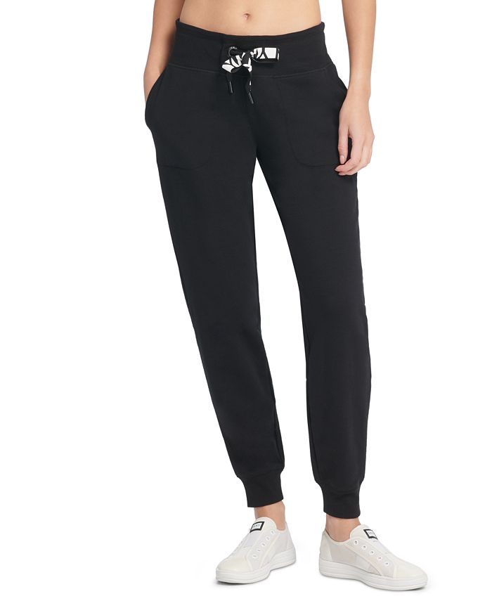 DKNY Sport Logo Fleece Joggers & Reviews - Pants & Leggings - Women ...