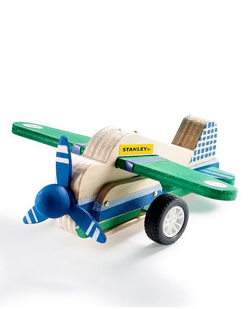 Stanley Jr Diy Wood Airplane Pull Back Toy Kit Reviews Home Macy S