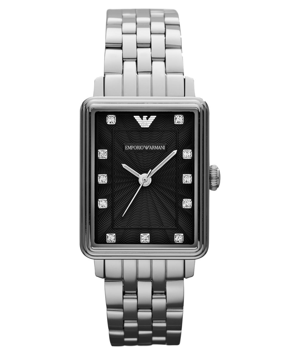 Emporio Armani Watch, Mens Stainless Steel Bracelet 39x32mm AR1608   Watches   Jewelry & Watches