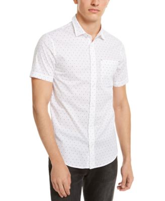 armani exchange button up