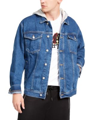 armani exchange jean jacket