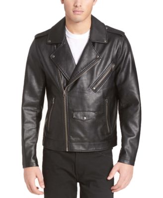 levis leather jacket macys