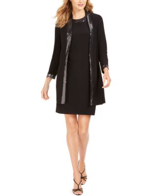 shift dress with matching jacket