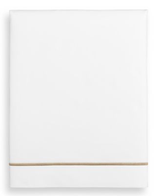 Простыня из итальянского перкаля 100% хлопка Hotel Collection, двойная, эксклюзивно в Macy's