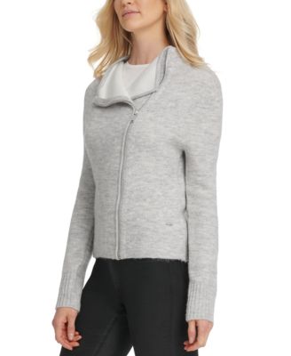 zip front sweater