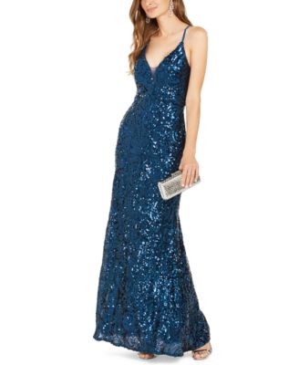 all over sparkle gown