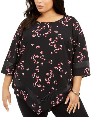 macys alfani tops plus size