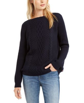 tommy hilfiger cable knit jumper