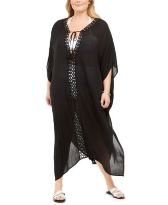 plus size crochet maxi dress