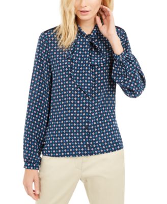 macys silk blouses