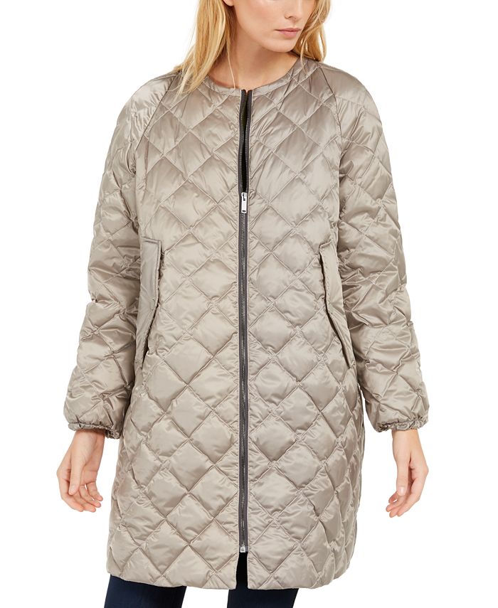 Weekend Max Mara Collarless Quilted Puffer Coat & Reviews - Coats