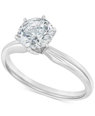 Diamond Solitaire Engagement Ring (1 