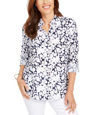 macys charter club linen tops