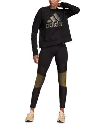 adidas Glam Logo Sweatshirt \u0026 Leggings 