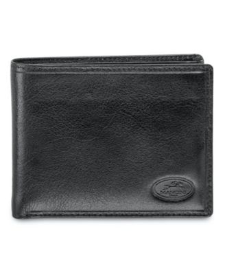 Мужской бумажник Mancini Equestrian2 Collection, защищенный RFID-кодом, со съемным левым отделением для пропусков и карманом для монет