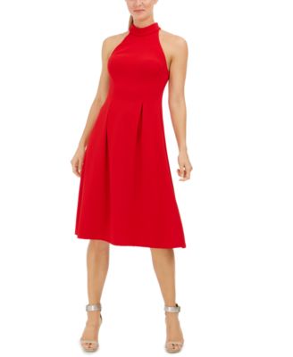 macys womens fit and flare dresses