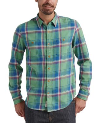 mens stretch flannel shirt
