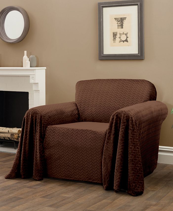 P/Kaufmann Home Mason Throw Chair Furniture Cover