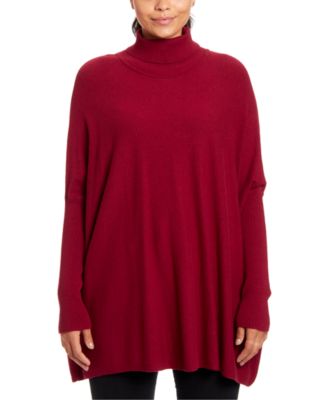 joseph a turtleneck poncho sweater