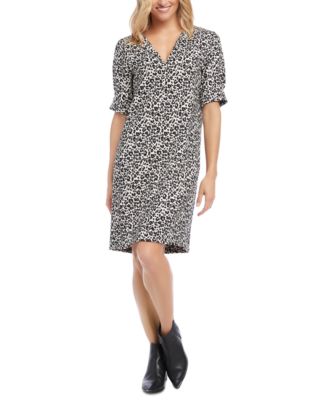 karen kane leopard print dress