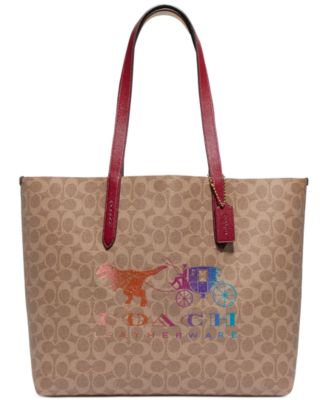 macys coach tote