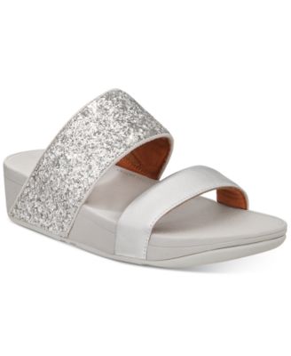 FitFlop Rosa Glitter Slide Sandals 