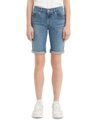 levi's women's denim bermuda shorts