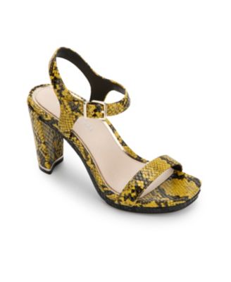 kenneth cole yellow sandals