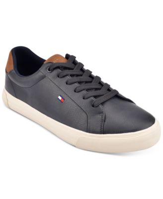 tommy hilfiger men black sneakers