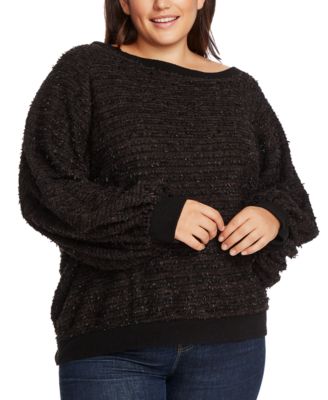 plus size eyelash sweater