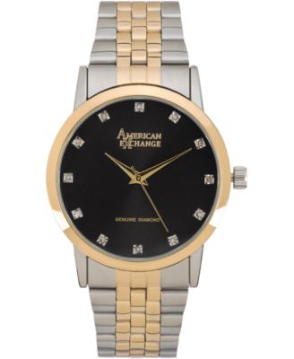 american exchange genuine diamond watch