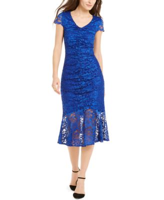 macys dresses blue