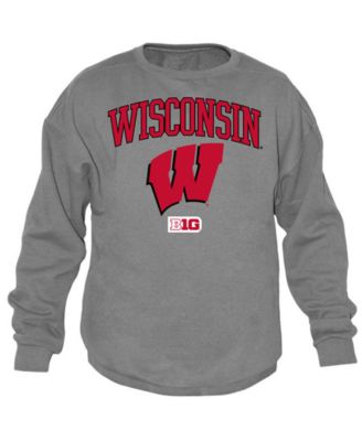 wisconsin badgers crew neck