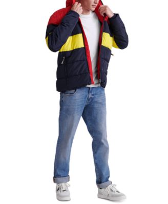 Colorblocked Puffer Jacket 