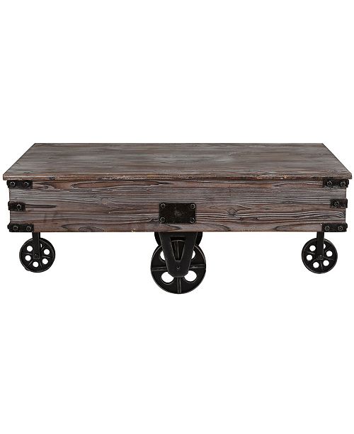 Firstime Co Linden Factory Cart Coffee Table Reviews Furniture Macy S