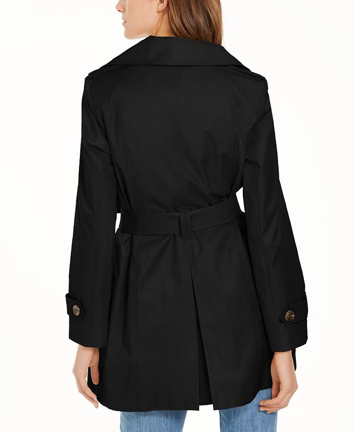London Fog Petite Hooded WaterResistant Trench Coat & Reviews Coats