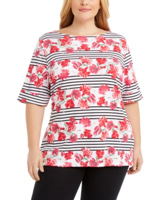 macys plus size karen scott tops