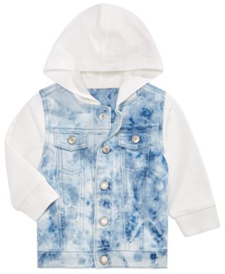 baby boy hooded denim jacket