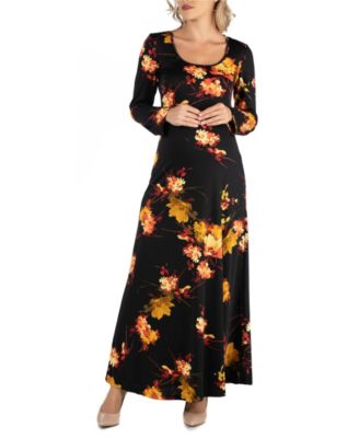 long sleeve maxi dress for fall