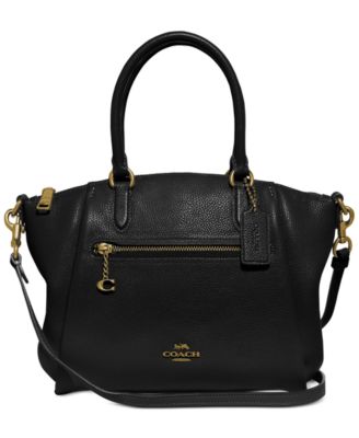 coach elise satchel grey