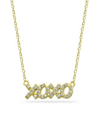 xoxo nameplate chain