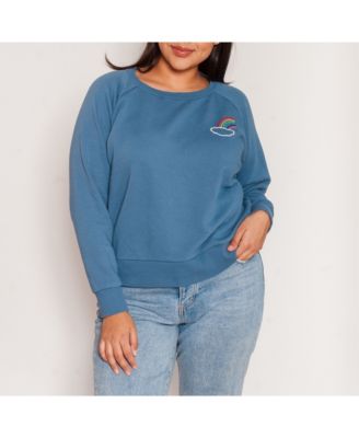 plus size french terry sweatshirt