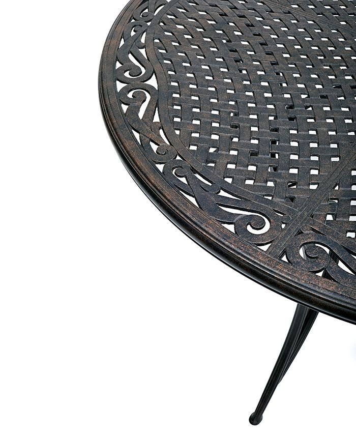 Furniture Beachmont II Outdoor 7Pc. Dining Set (60" Round Table and 6 Dining Chairs), Created