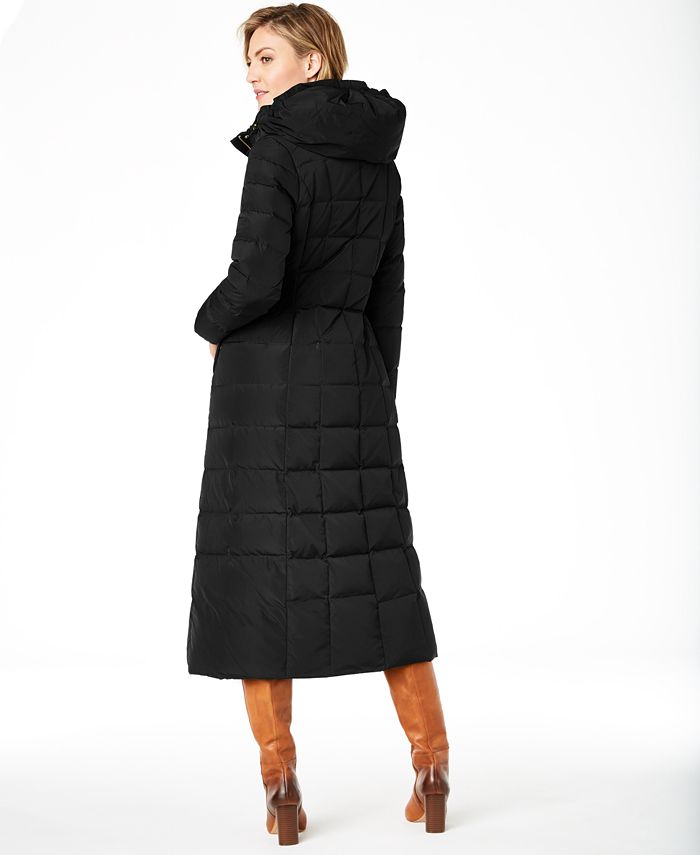 Cole Haan Hooded Down Maxi Puffer Coat & Reviews - Coats - Women - Macy's