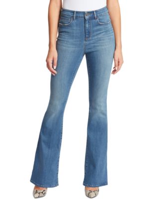 skinny girl high rise flare jeans