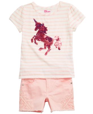 unicorn shorts for girls